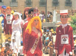 Bonecos gigantes em Recife