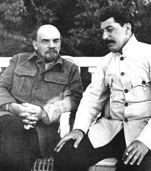Foto de Lênin e Stalin em 1922