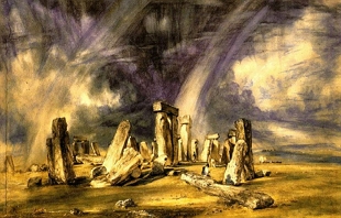 Stonehenge, pintura de Constable