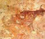 Foto de uma pintura rupestre: a arte na pré-história