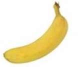 Banana: rica em potássio e fibras