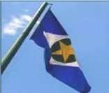 Bandeira do Estado do Mato Grosso hasteada