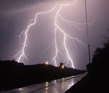 Temporal: chuva com relâmpagos