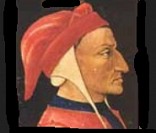 Retrato do grande poeta italiano Dante Alighieri