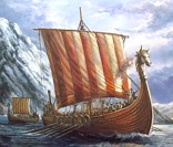 Drakar: barco usado pelos vikings