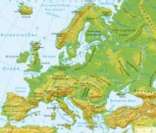 Mapa da Europa: relevo