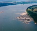 Foto do rio Mississipi nos Estados Unidos: um dos principais rios da América do Norte.