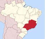 Localização da região Sudeste no território brasileiro
