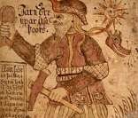 Representação medieval do deus Thor