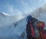 Vento e neve: dois elementos do tempo atmosférico