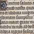 Texto medieval escrito em latim