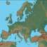 Mapa físico da Europa