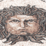 Medusa: importante figura da mitologia grega (mosaico)