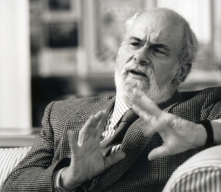 Foto do fil&oacute;sofo da arte Arthur Danto
