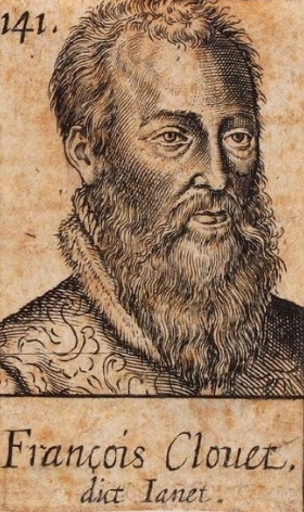 Pintura com o rosto de Fran&ccedil;ois Clouet