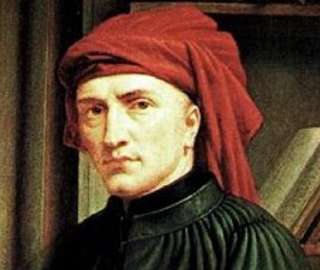Retrato pintado do m&uacute;sico renascentista Josquin des Prez