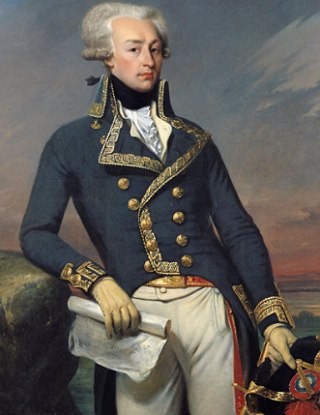 Pintura do Marqu&ecirc;s de Lafayette
