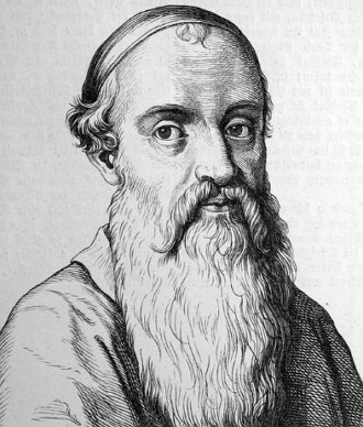 Ilustra&ccedil;&atilde;o do rosto de Menno Simons