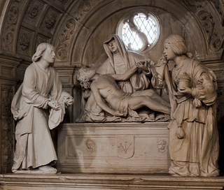 Escultura Piet&aacute; de Nicolau Chanterene