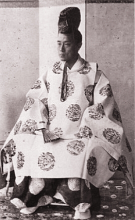 Foto do &uacute;ltimo xogum Tokugawa Yoshinobu