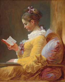 A Leitora, obra de Fragonard