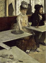 O absinto, pintura de Edgar Degas