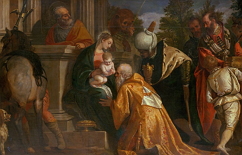 Adora&ccedil;&atilde;o pelos magos, obra de Veronese