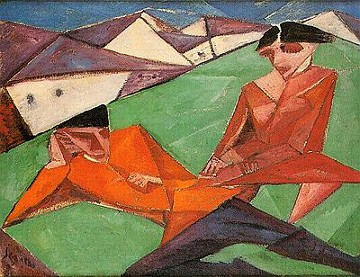 Aldeia Russa, pintura de Lasar Segall