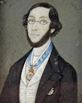 Retrato pintado de Almeida Garrett