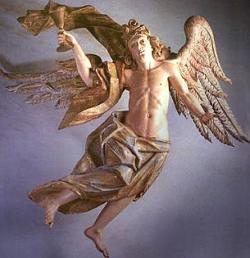Anjo com C&aacute;lice, obra barroca de Aleijadinho