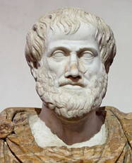 Busto do filósofo grego Aristóteles