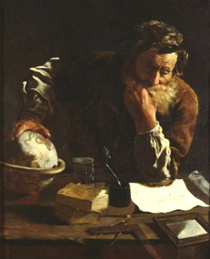 Pintura de Arquimedes de Siracusa