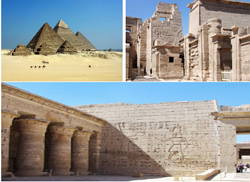 Exemplos da Arquitetura do Egito Antigo