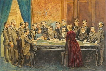 Assinatura do projeto da Constitui&ccedil;&atilde;o de 1891