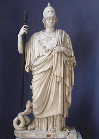 Estátua de Atena, deusa Grega