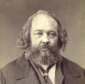 Foto do fil&oacute;sofo anarquista Mikhail Bakunin