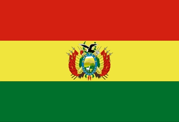 Vers&atilde;o estatal da bandeira da Bol&iacute;via