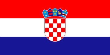 bandeira da Cro&aacute;cia