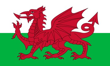 Bandeira do Pa&iacute;s de Gales