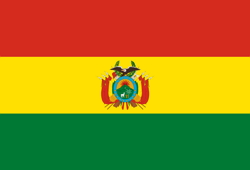 Versão estatal da bandeira da Bolívia