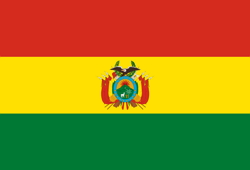 Vers&atilde;o estatal da bandeira da Bol&iacute;via
