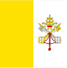 Bandeira oficial do Estado da Cidade do Vaticano