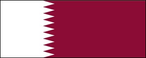 Bandeira oficial do Qatar