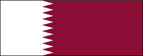 Bandeira oficial do Qatar