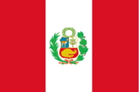 Vers&atilde;o estatal da bandeira do Peru