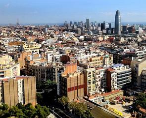 Vista da cidade de Barcelona