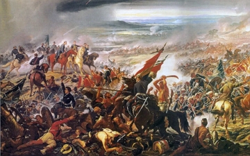 Batalha do Ava&iacute; durante a Guerra do Paraguai