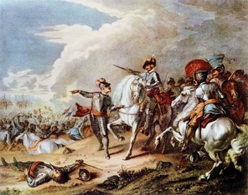 Pintura sobre a Batalha de Nasebay