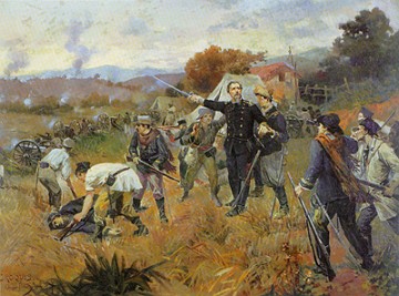Batalha durante a Revolu&ccedil;&atilde;o Farroupilha