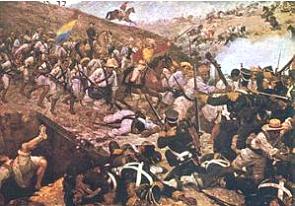 Batalha de Boyac&aacute; na guerra de independ&ecirc;ncia da Col&ocirc;mbia